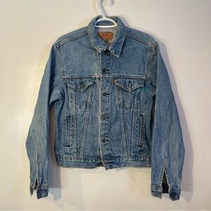 Vintage Levi’s 70s Type III Denim Trucker Jacket - Made in USA - WPL 423 Size 42